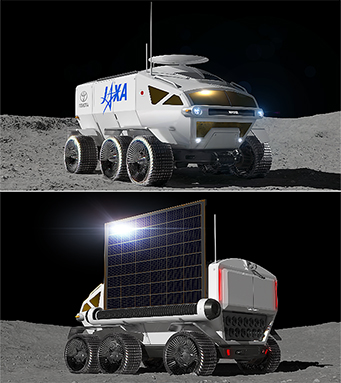 토요타와 JAXA가 개발하고 있는 달 탐사 차량 컨셉